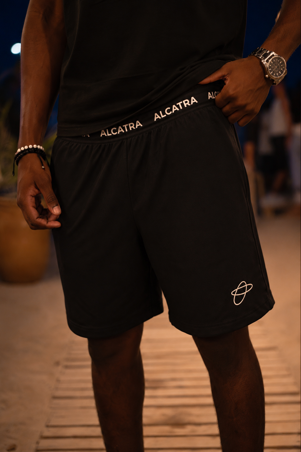 Short de bain ALCATRA - Noir