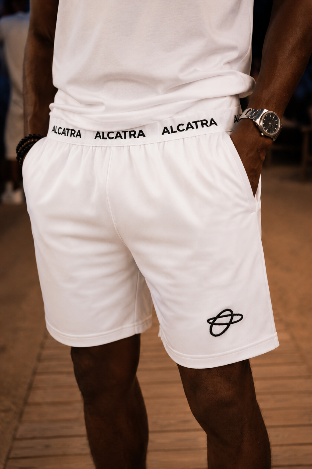 Short de bain ALCATRA - Blanc