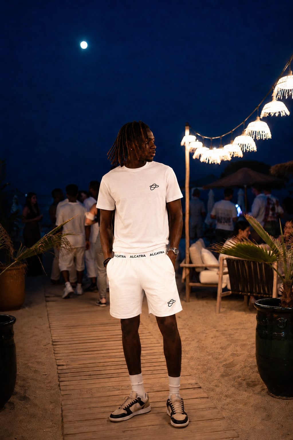 Short de bain ALCATRA - Blanc