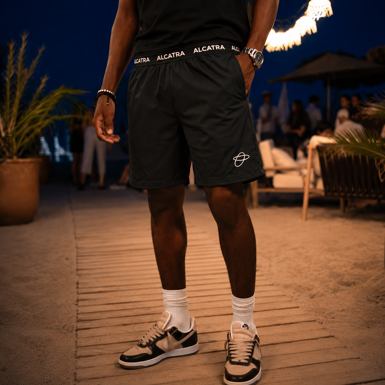 Short de bain ALCATRA - Noir