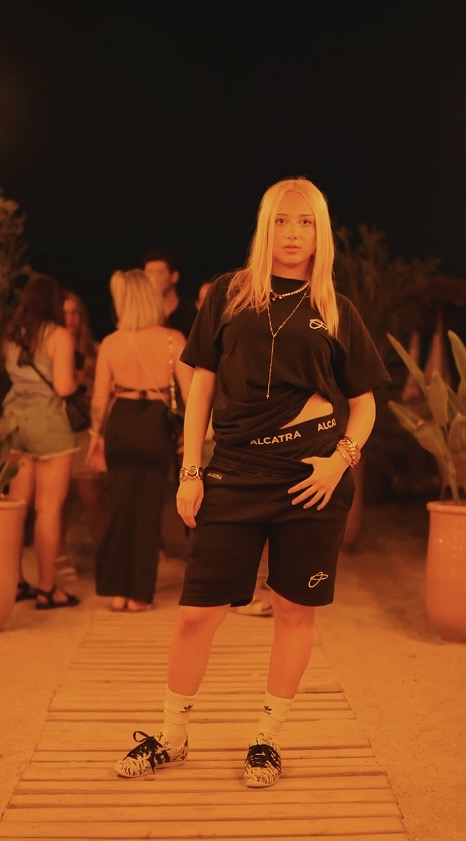 Ensemble short t shirt femme noir
