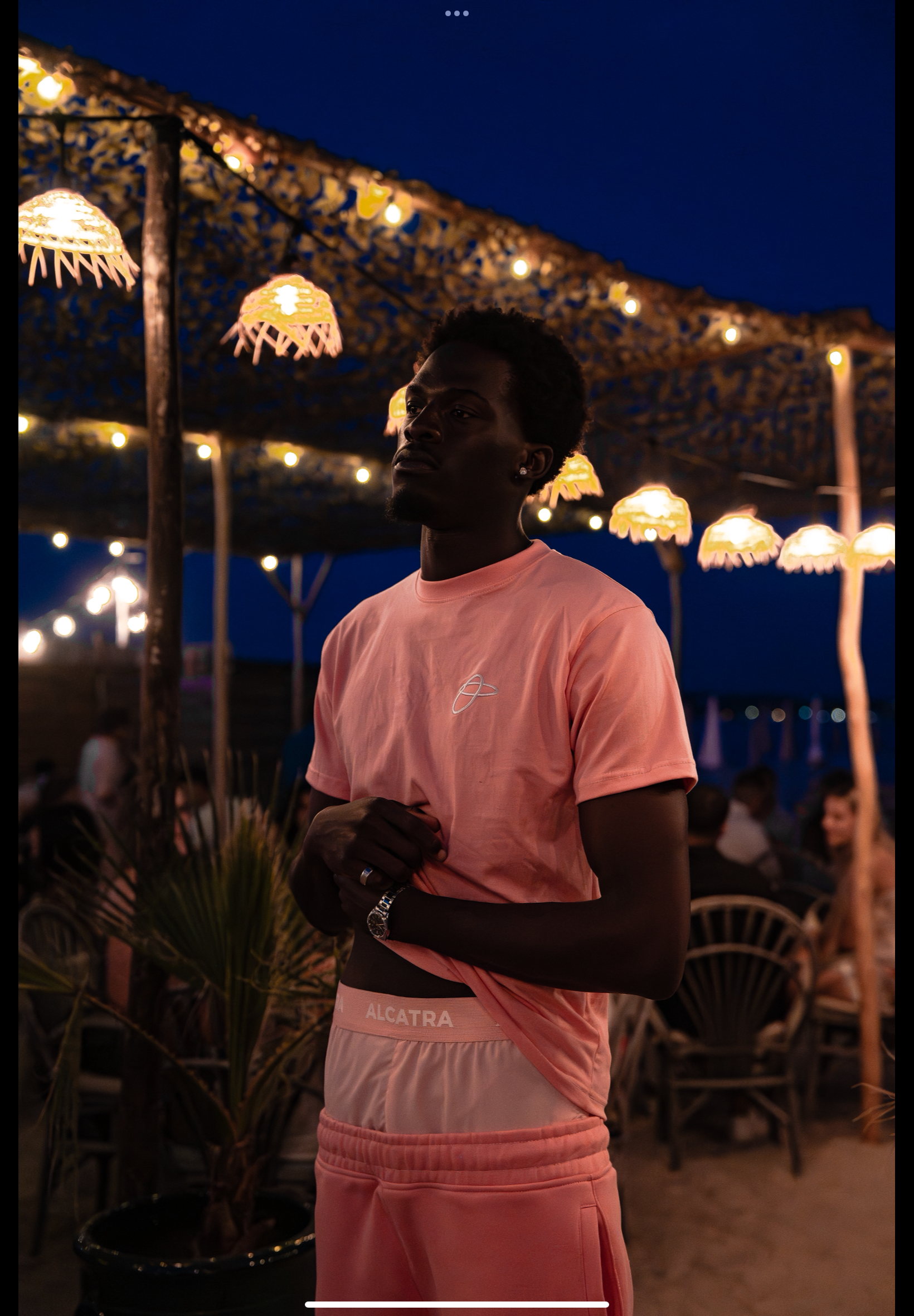 Ensemble T-shirt + Short Alcatra — Rose