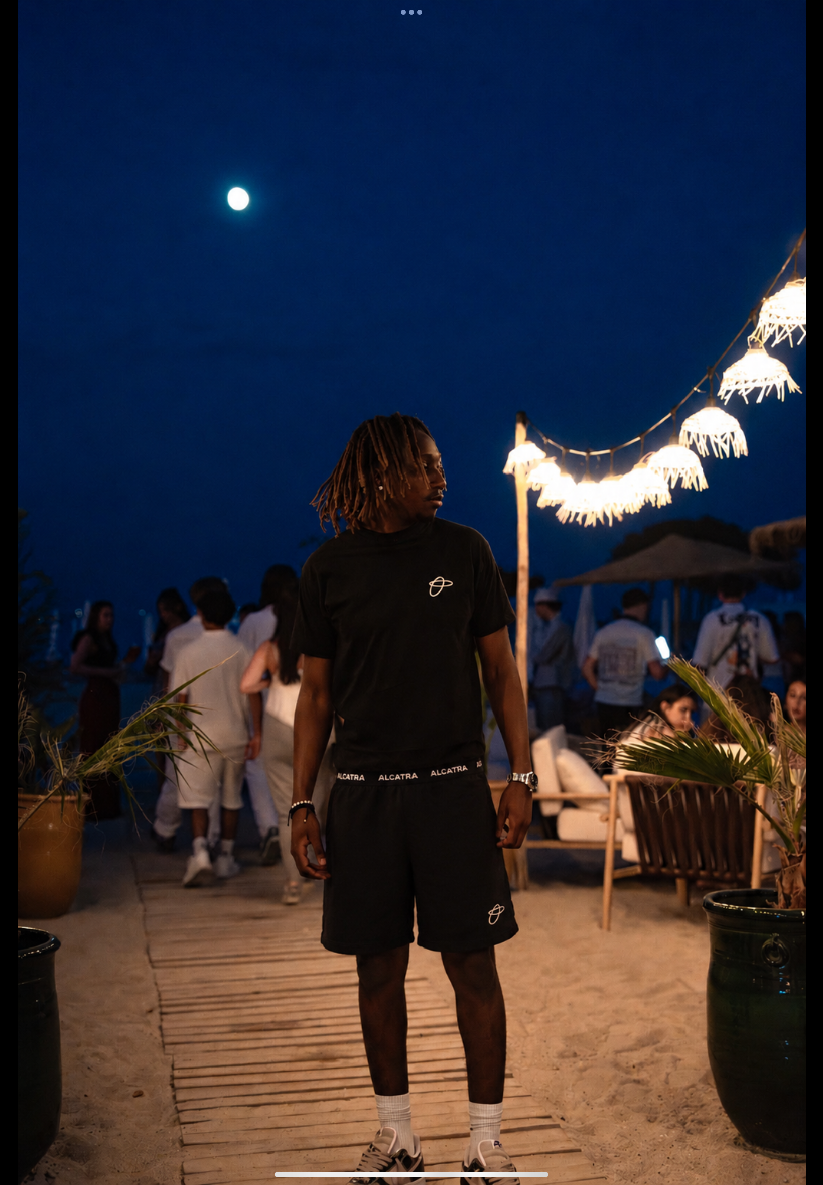 Short de bain ALCATRA - Noir