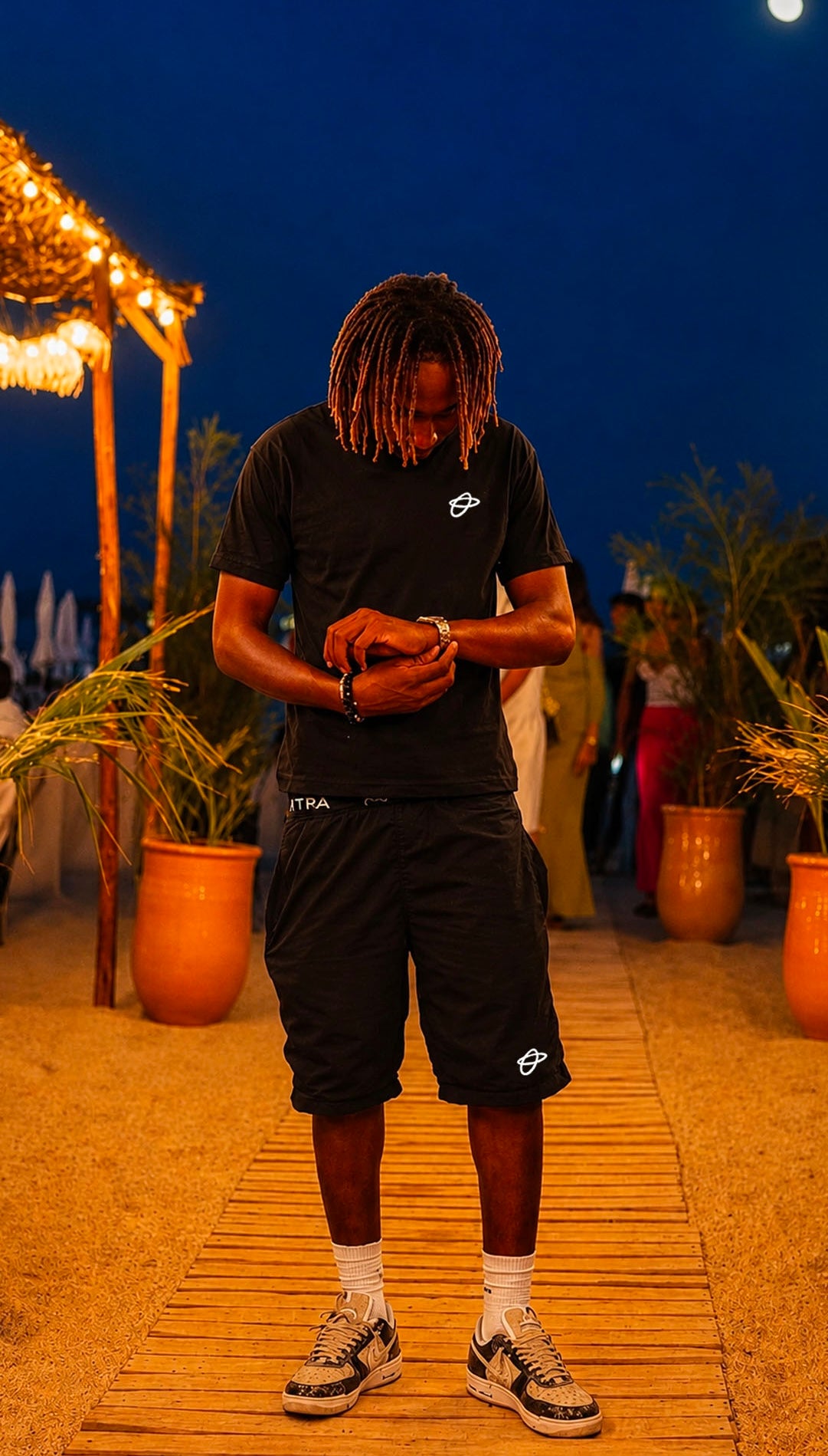 Ensemble ALCATRA T-shirt + Short - Noir